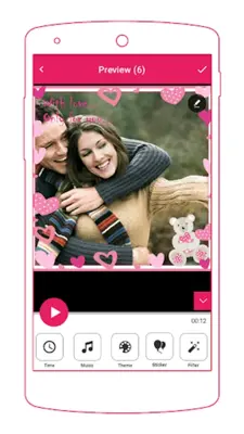 Love Video Maker android App screenshot 4